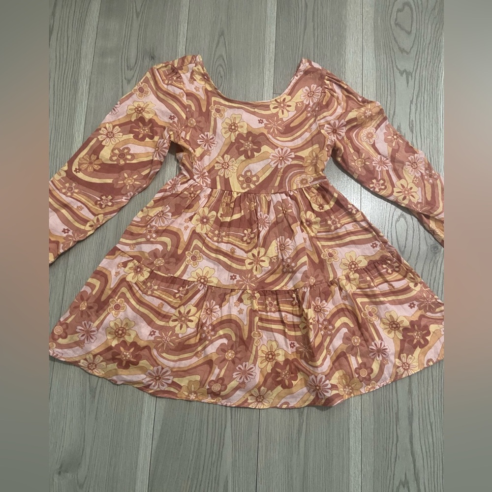 Cotton On Kids GIRLS GEORGIA LONG SLEEVE DRESS Size 9/10